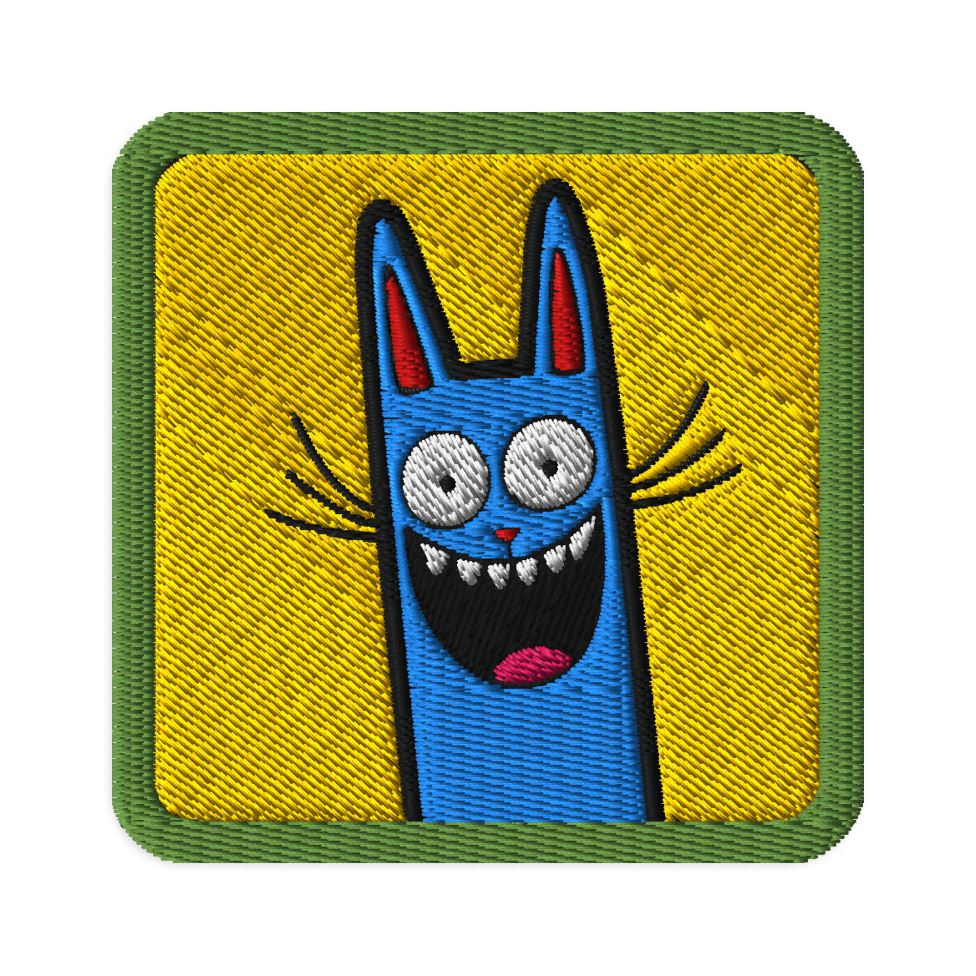 Custom Cat Hype Embroidered Patch