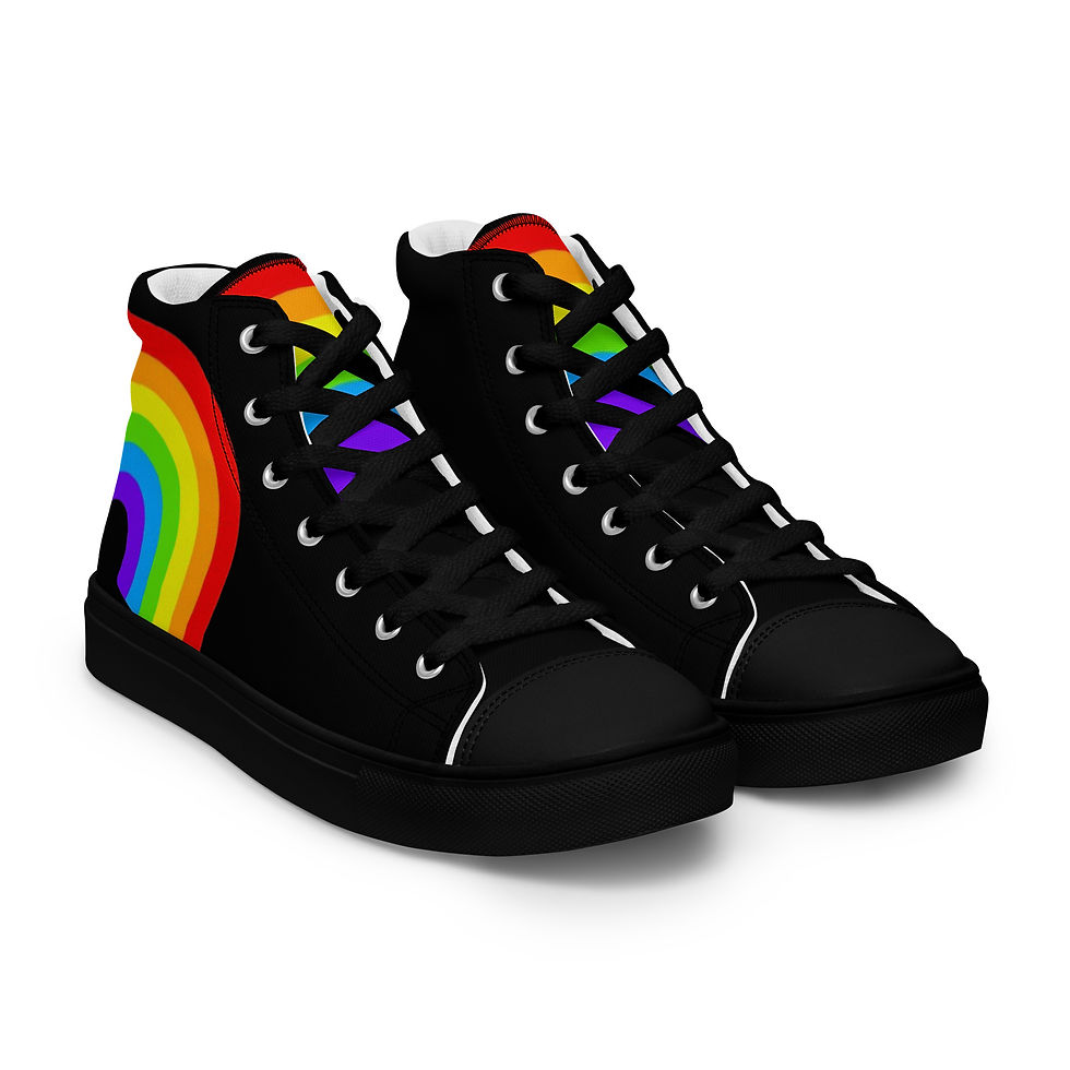 Thumbnail: Men’s High Top Canvas Shoes
