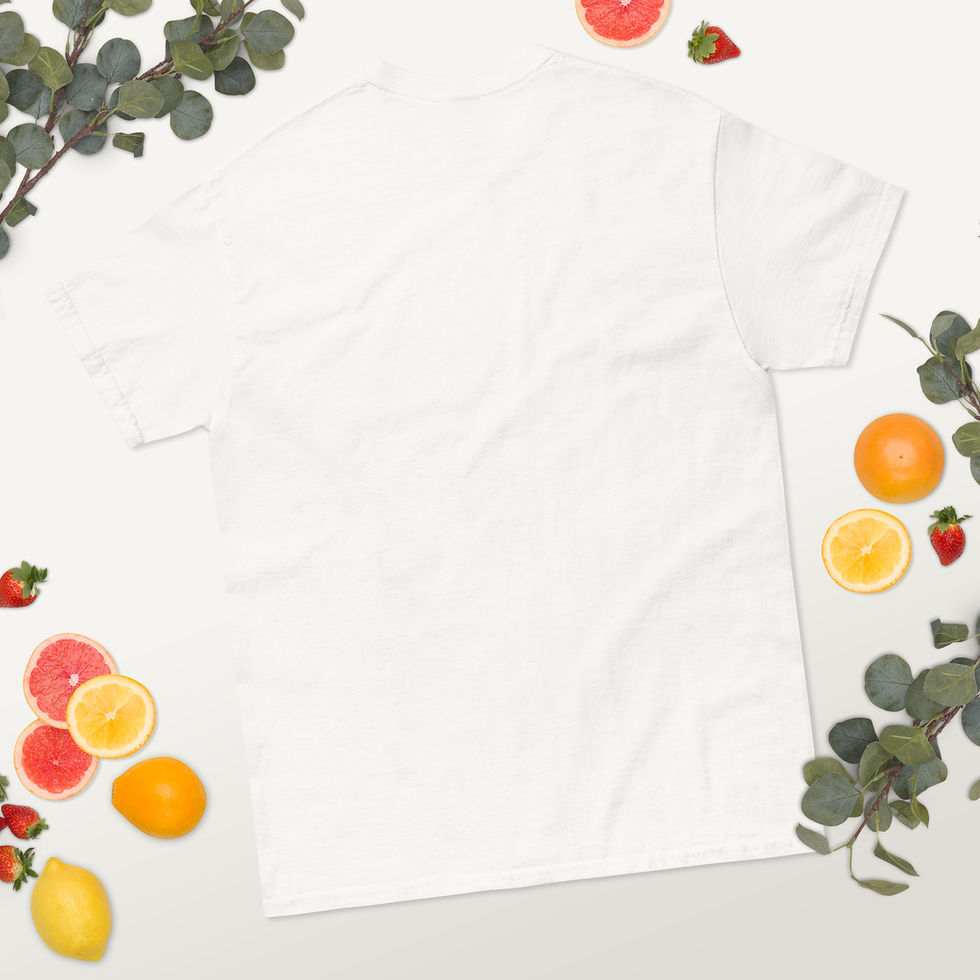 Hình thu nhỏ: Unisex 100% White Cotton Tee