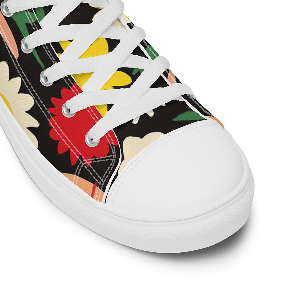 Thumbnail: Women’s High Top Canvas Shoes 