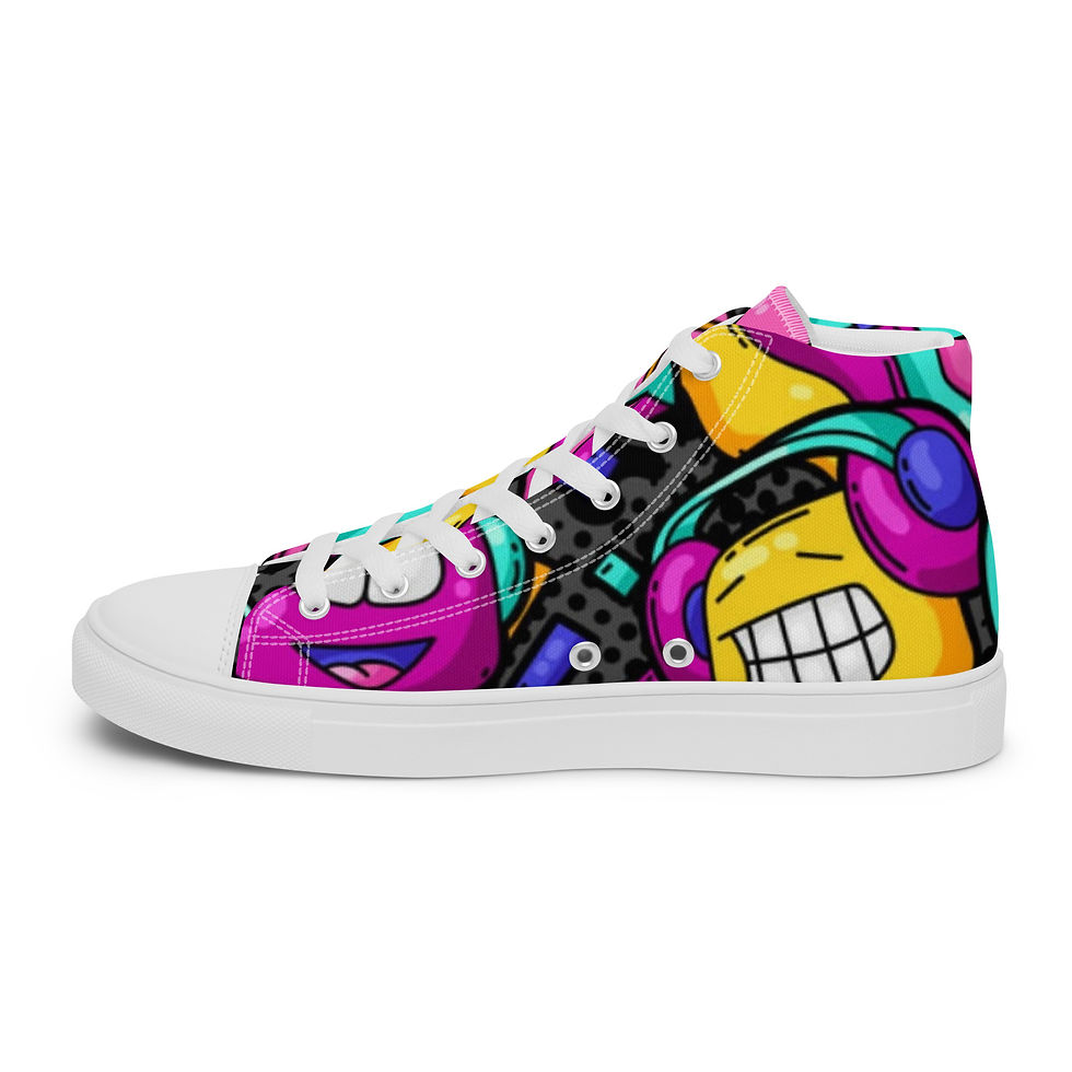 Thumbnail: Men’s Urban High Top Canvas Shoes
