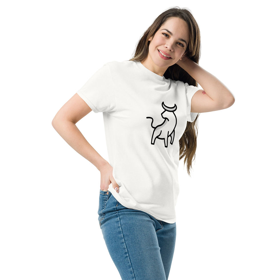 Thumbnail: Unisex 100% White Cotton Tee
