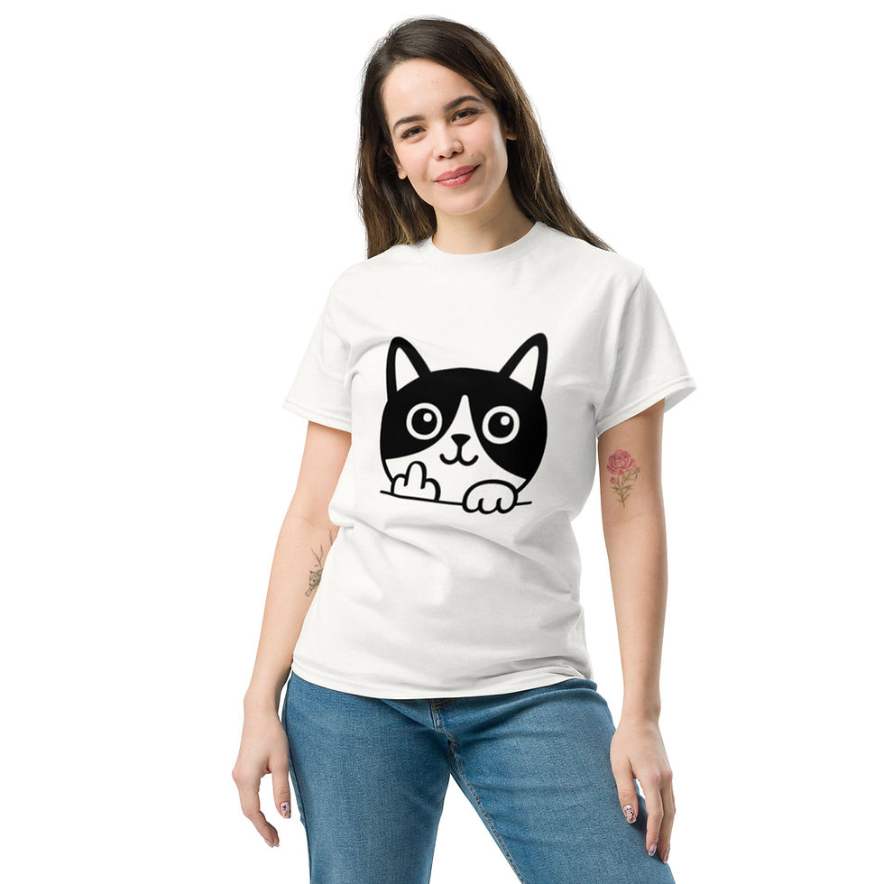 Thumbnail: Unisex 100% White Cotton Tee