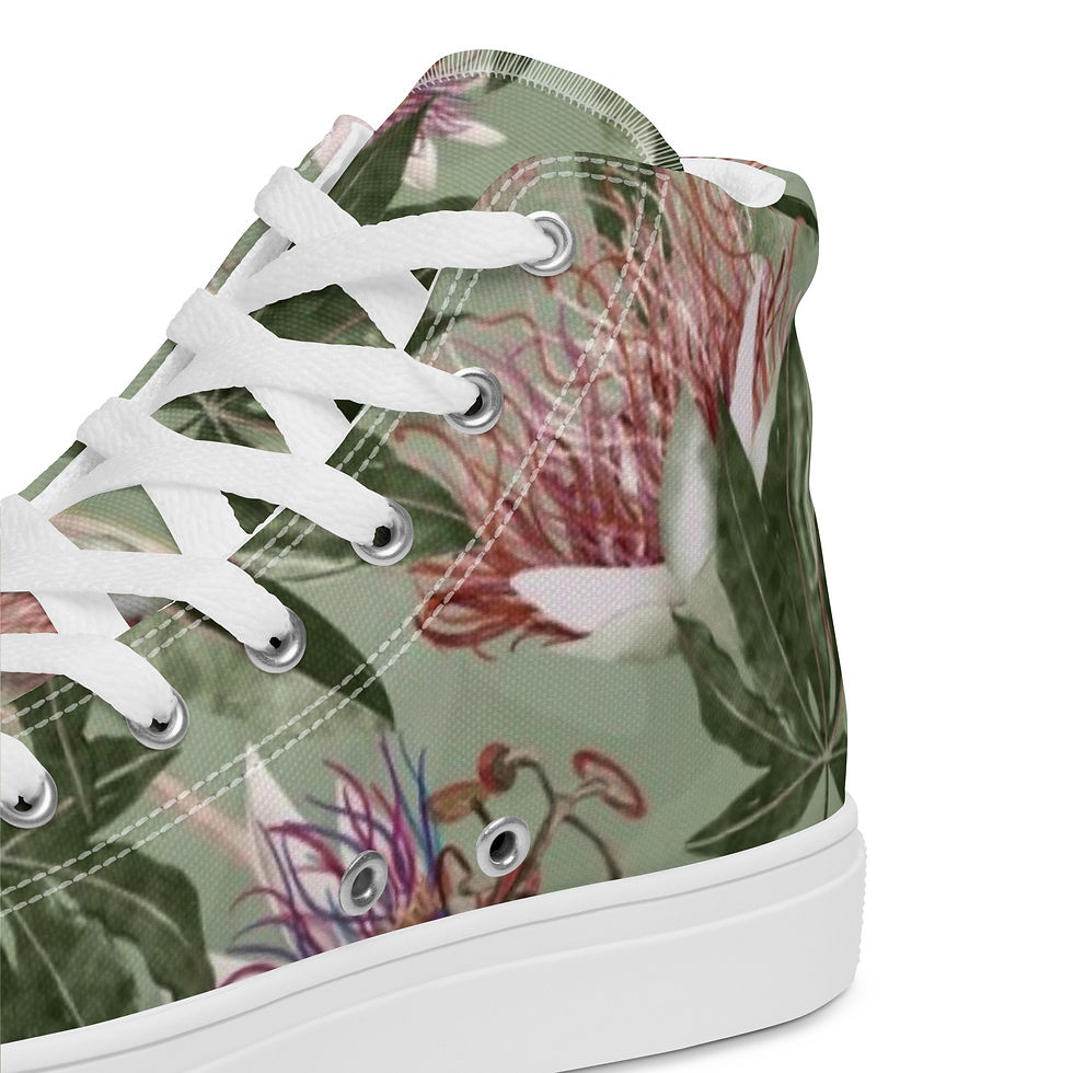 Thumbnail: Women’s High Top Canvas Shoes By Madison Grant