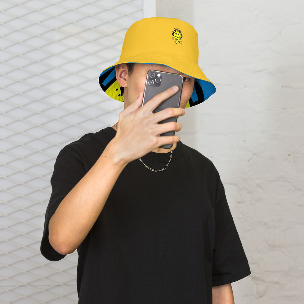 Miniatura: Unisex Reversible Bucket Hat