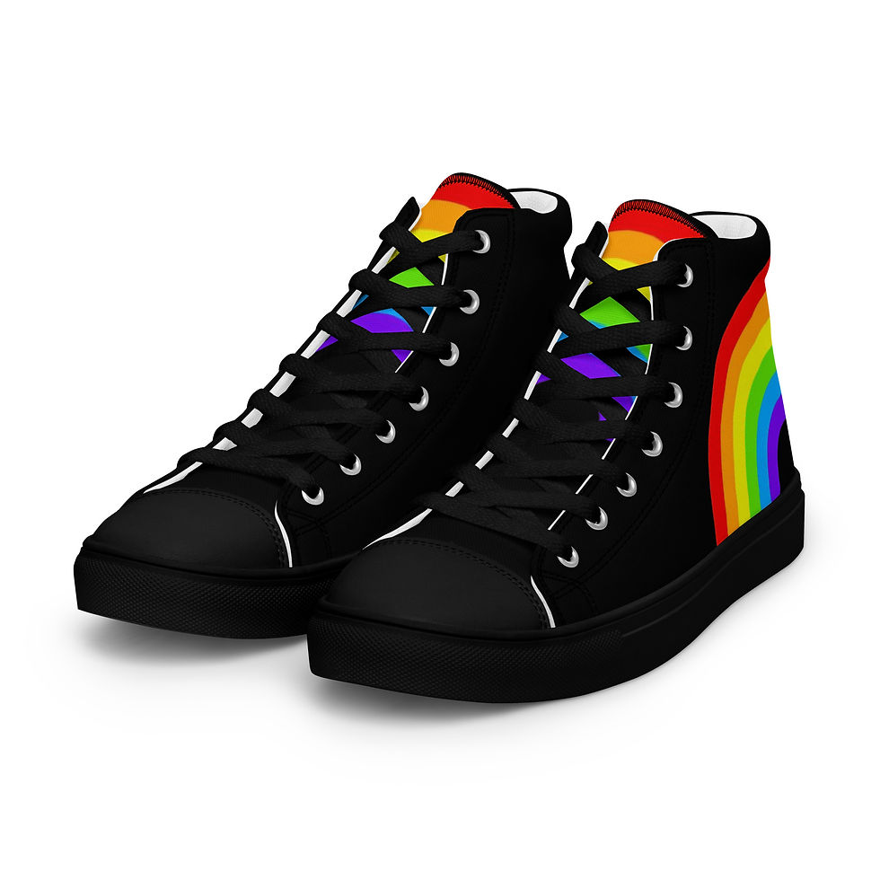 Thumbnail: Men’s High Top Canvas Shoes