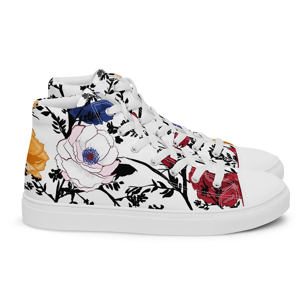 Pikkukuva: Women’s High Top Canvas Shoes By Madison Grant