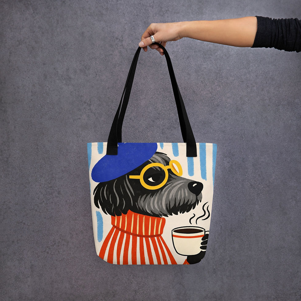 Miniatura: The French Adult Reusable Tote Shopping Bag
