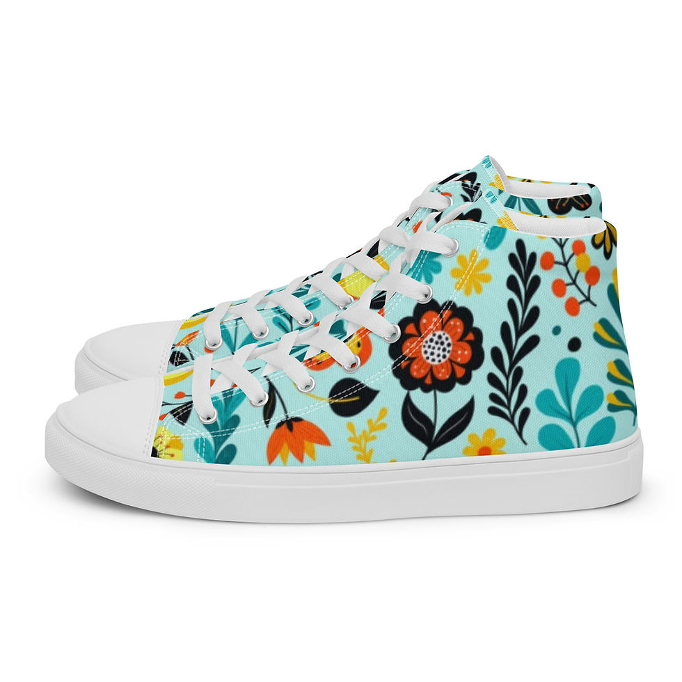 Thumbnail: Women’s High Top Canvas Shoes