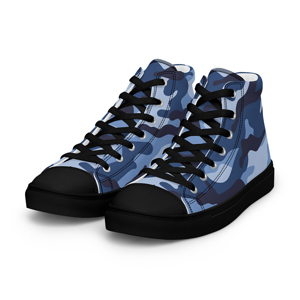 Thumbnail: Men’s Urban High Top Canvas Shoes