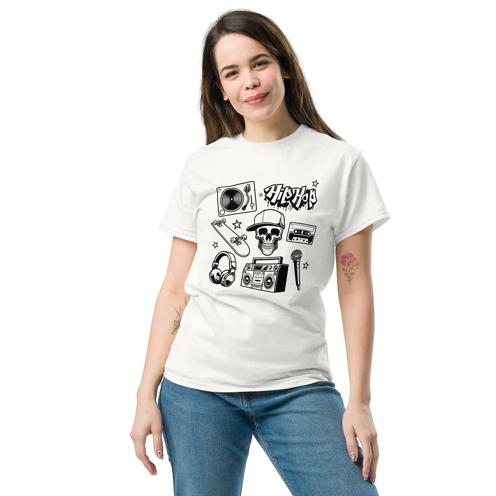 Küçük resim: Unisex 100% White Cotton Tee