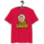 Men's Junglist Red Organic Cotton T-Shirt