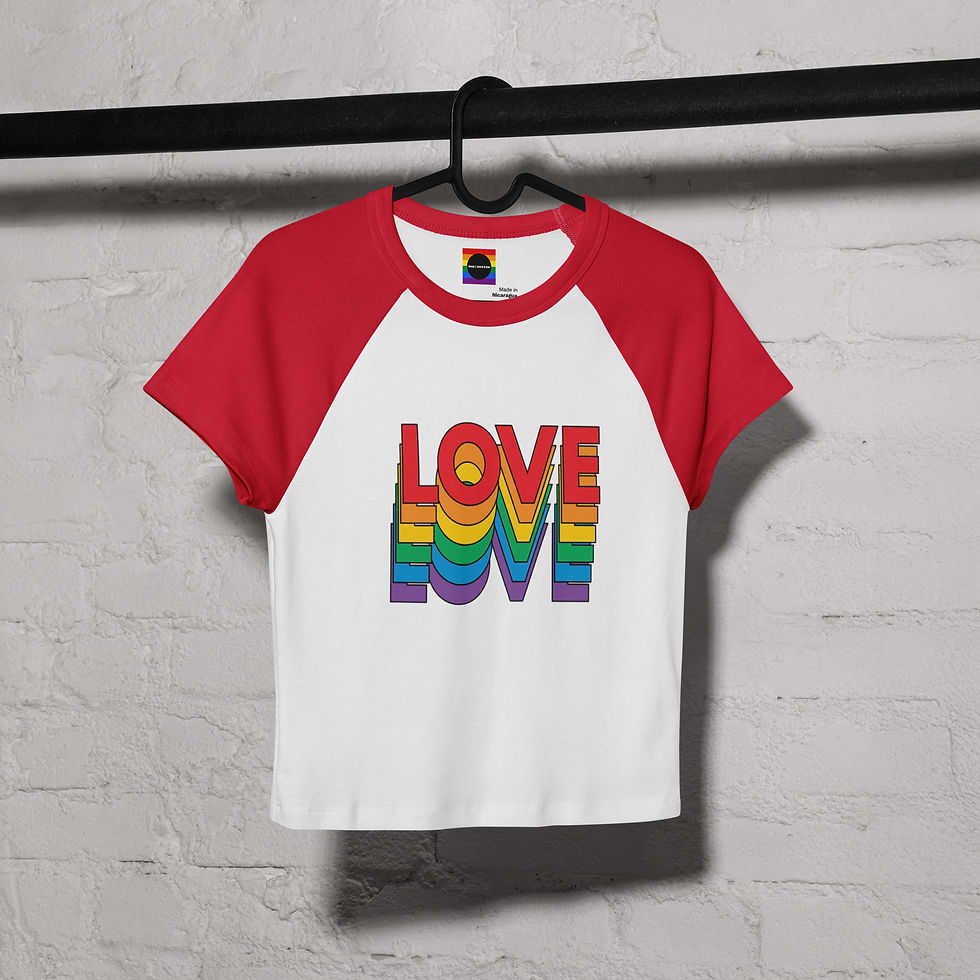 תמונה ממוזערת: Women’s Micro Rib Raglan Baby Tee