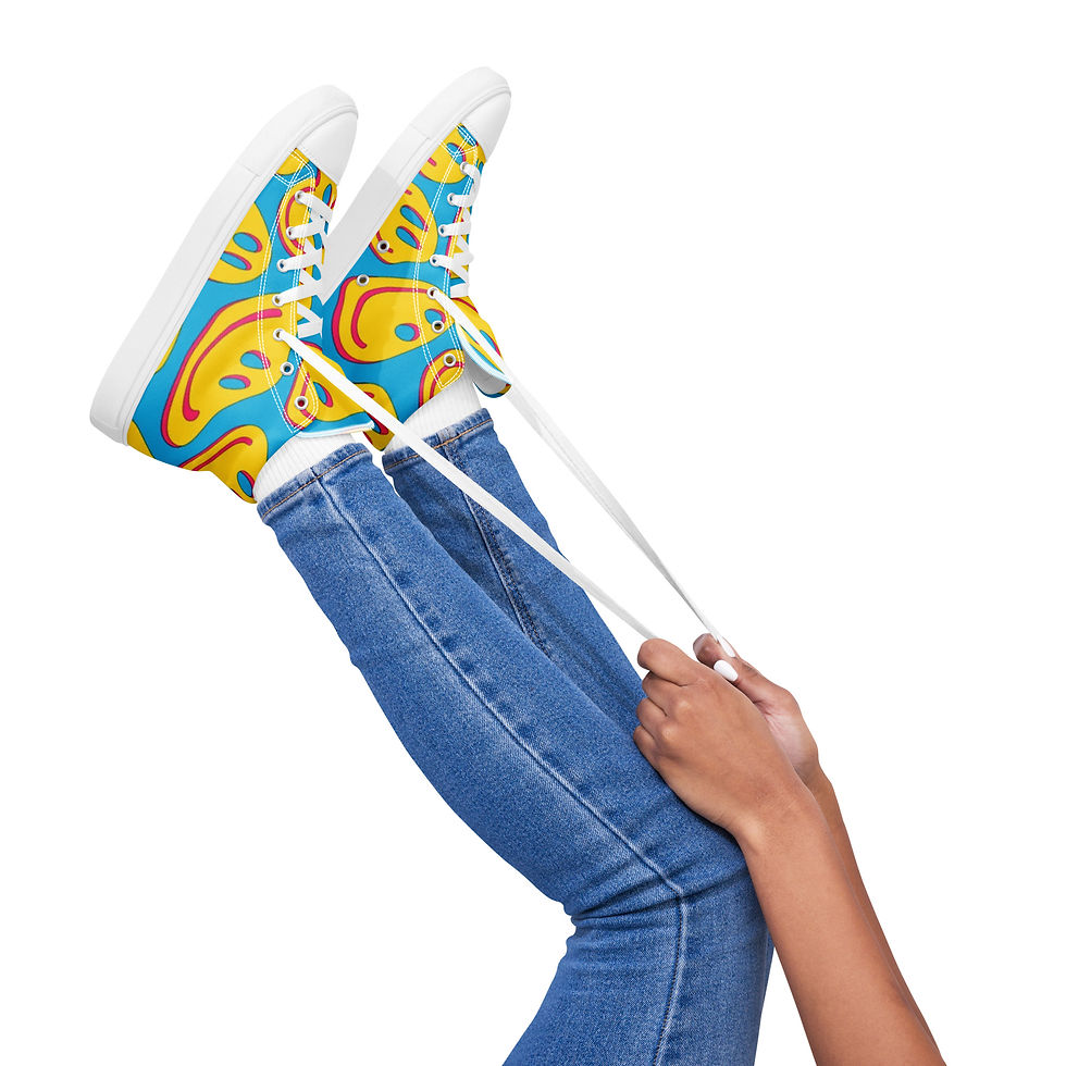 Thumbnail: Women’s High Top Canvas Shoes