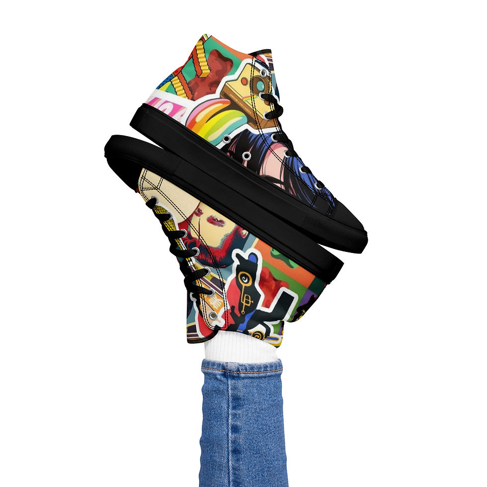 Miniatura: Women’s High Top Canvas Shoes