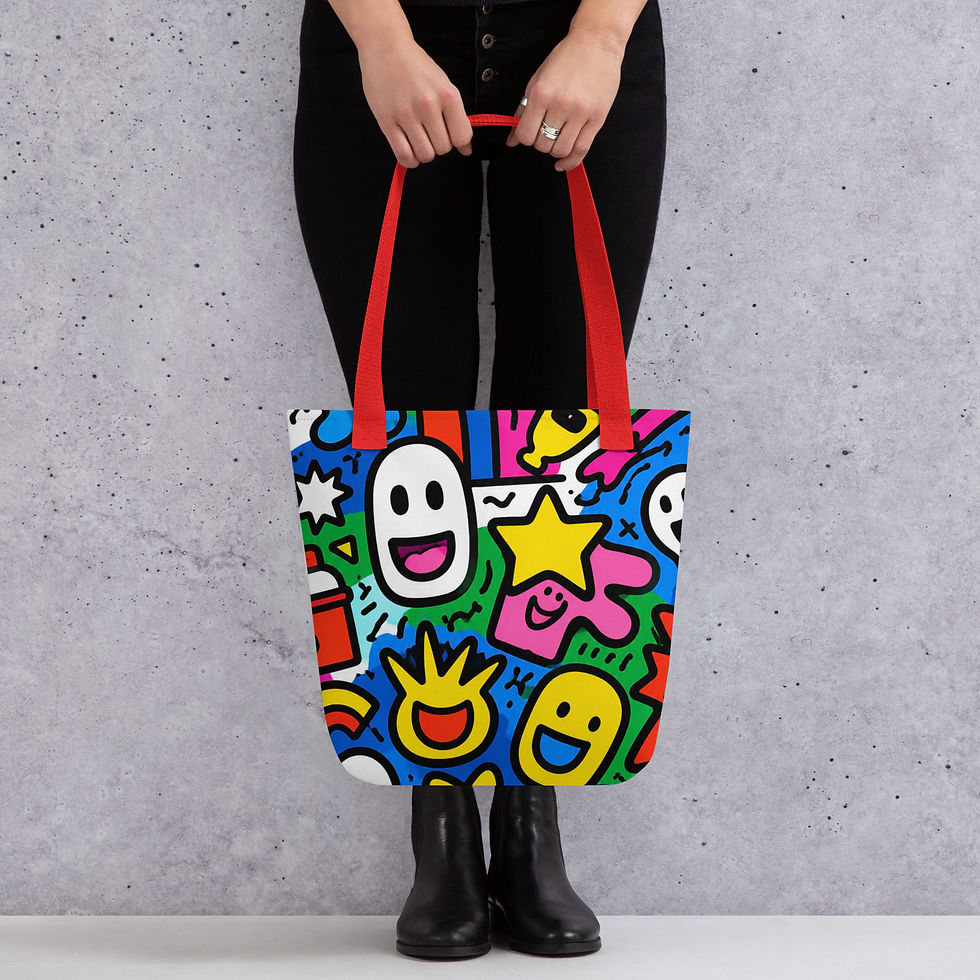 Thumbnail: Reusable Urban Buzz Tote Shopping Bag