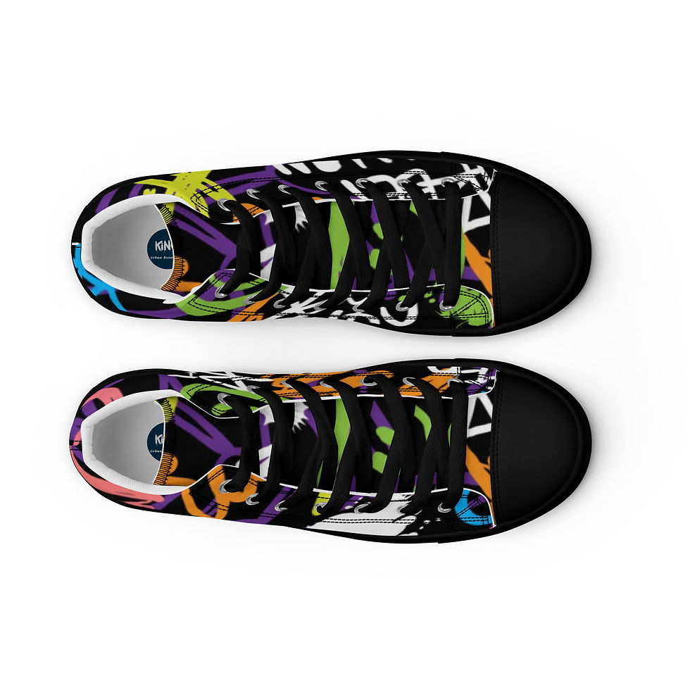 Thumbnail: Men’s Urban High Top Canvas Shoes