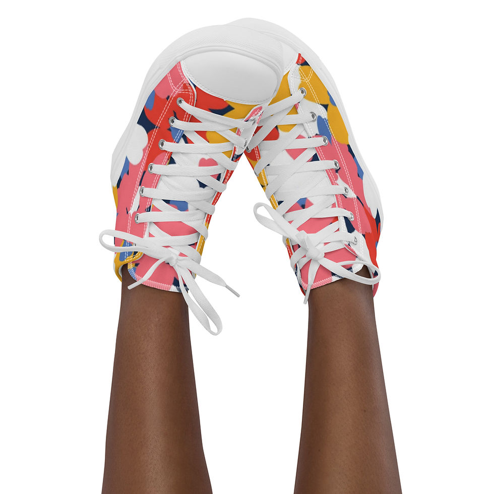 Thumbnail: Women’s High Top Canvas Shoes