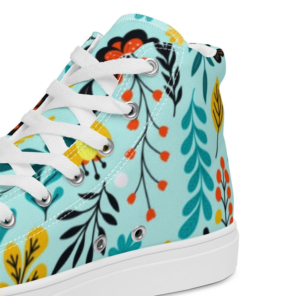 Thumbnail: Women’s High Top Canvas Shoes