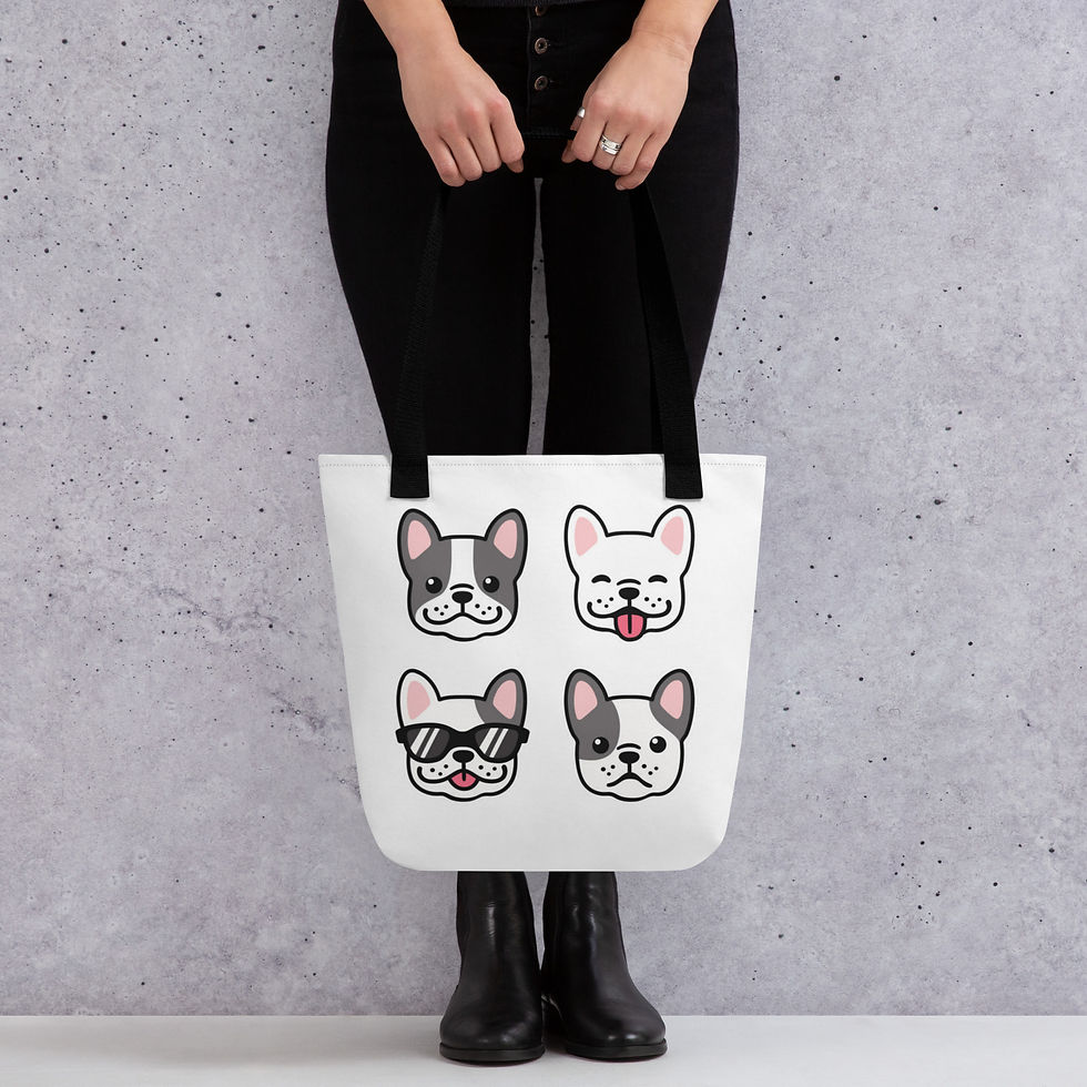 Thumbnail: Reusable Tote Shopping Bag Cute Dogs