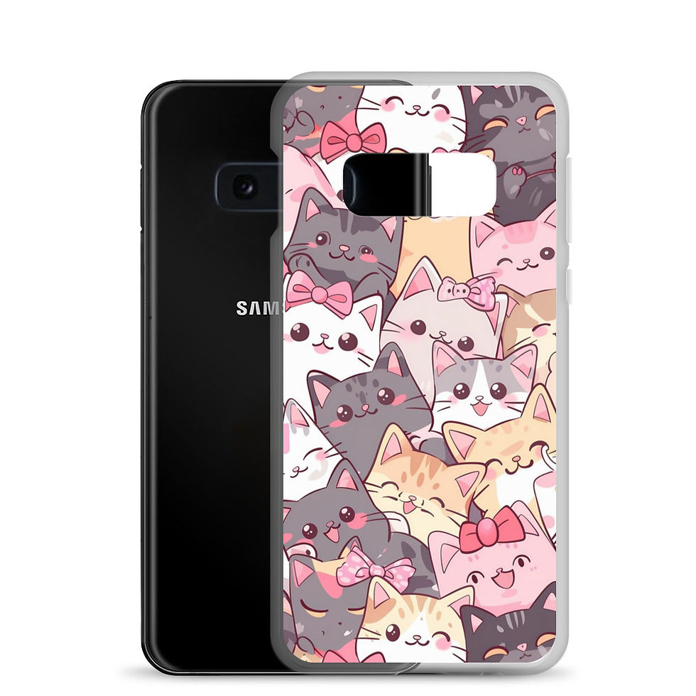 Thumbnail: Custom Clear Phone Case For Samsung®