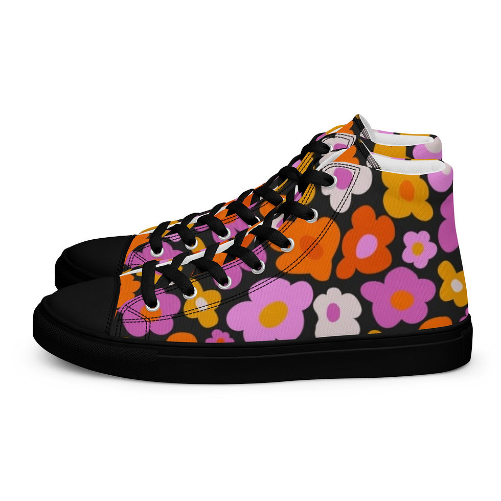 Thumbnail: Women’s High Top Canvas Shoes