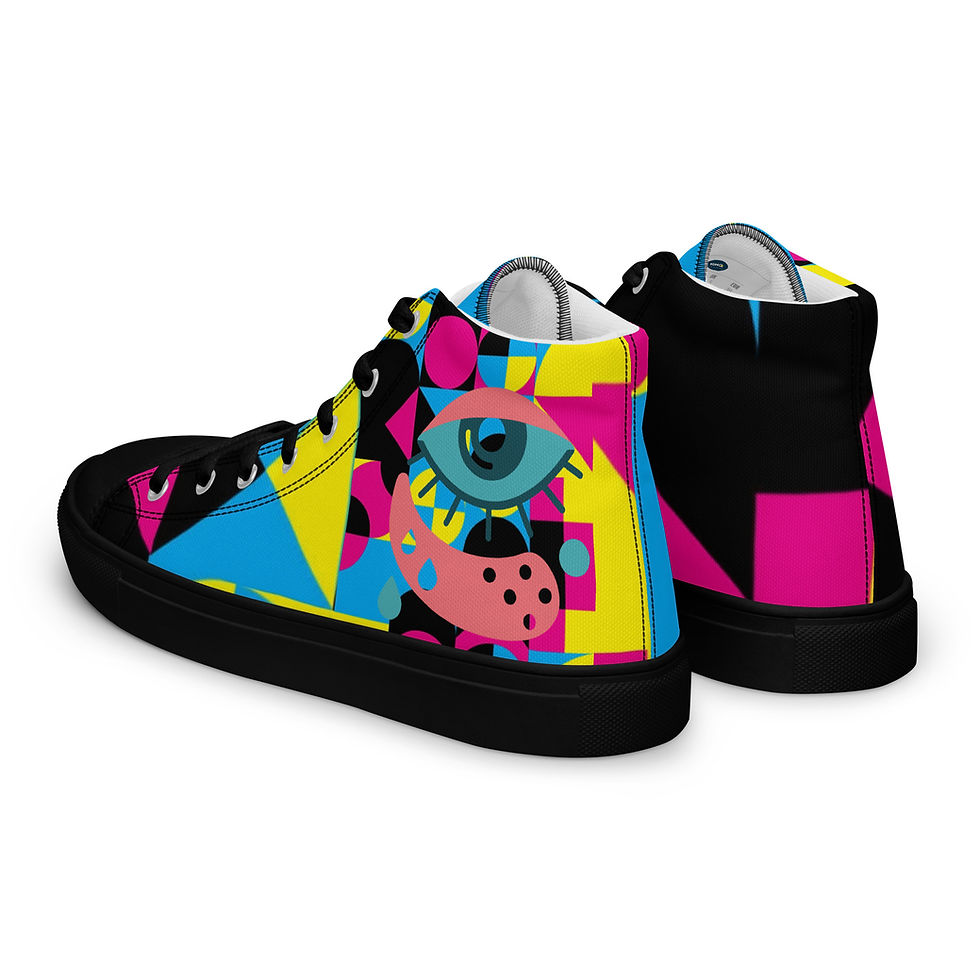 Thumbnail: Women’s High Top Canvas Shoes