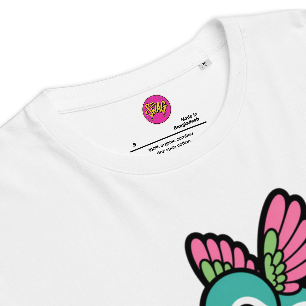 Miniatura: Women's Kimbolton Organic Cotton White T-Shirt