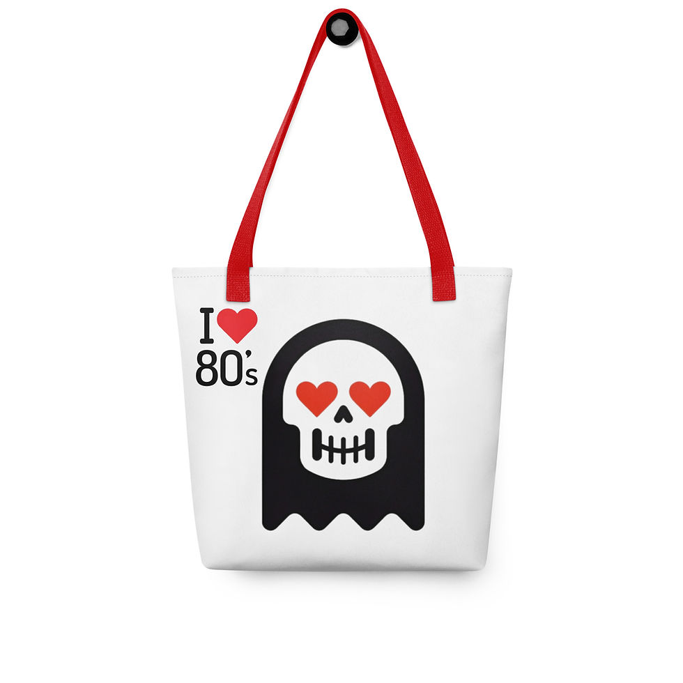 Thumbnail: Reusable Tote Shopping Bag Love 80s