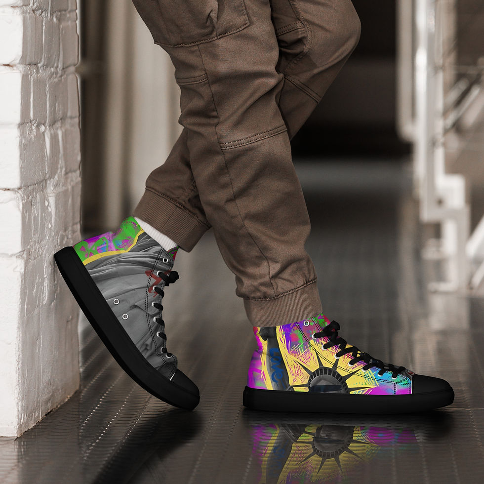 Thumbnail: Men’s Urban High Top Canvas Shoes