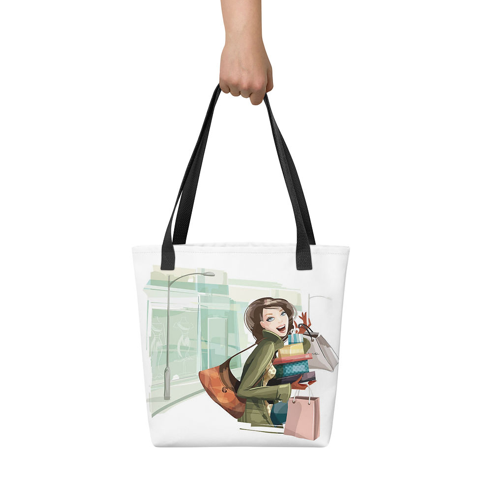 Miniatyrbilde: Reusable Tote Shopping Bag Love 2 Shop