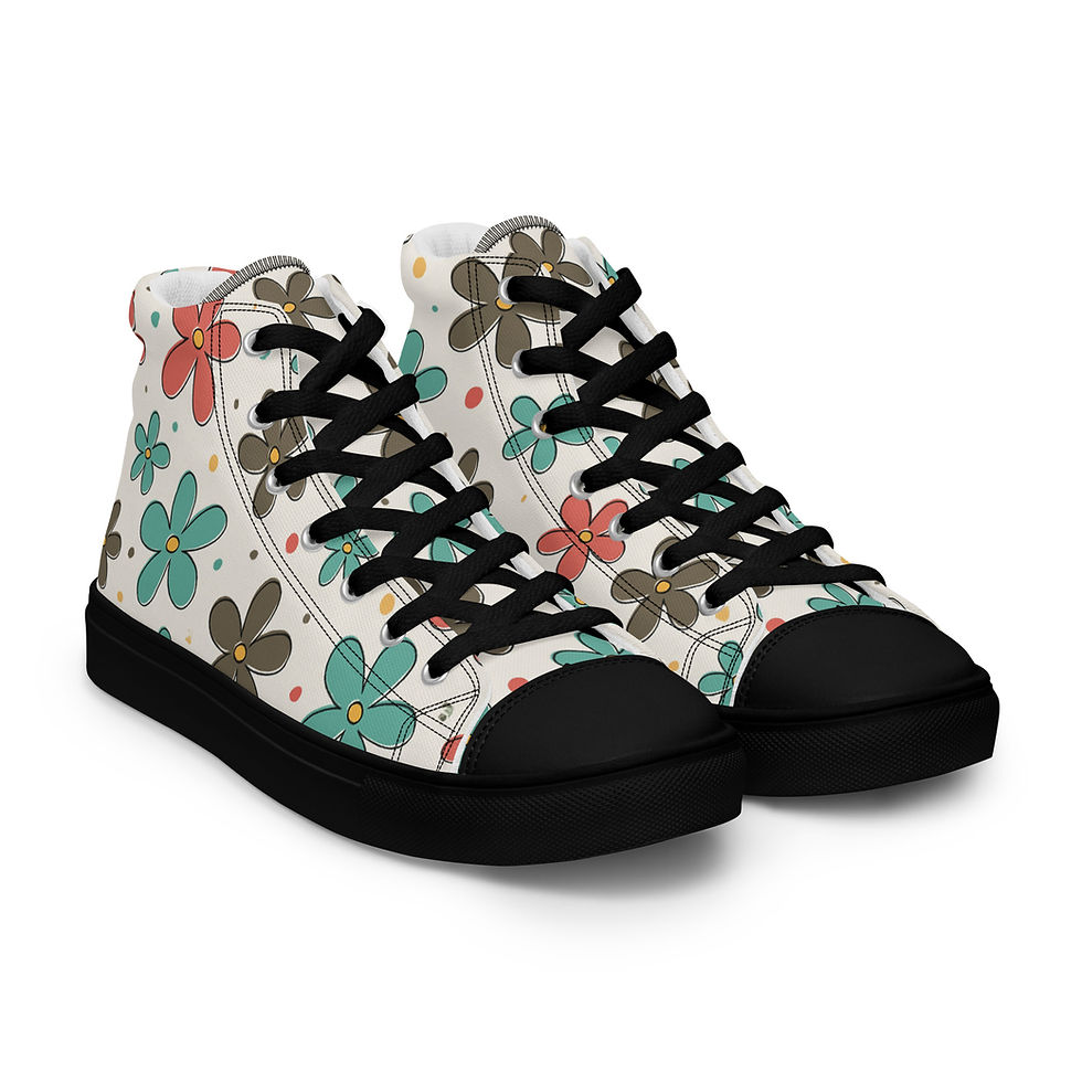 Thumbnail: Women’s High Top Canvas Shoes By Madison Grant