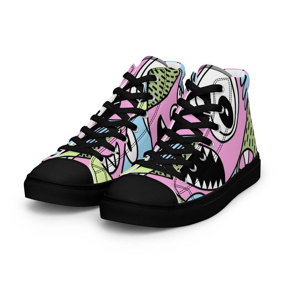 Thumbnail: Women’s High Top Canvas Shoes