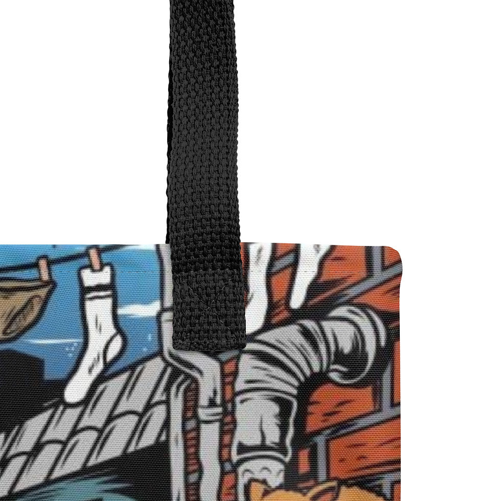 Thumbnail: Reusable Tote Bag Back Street Rock