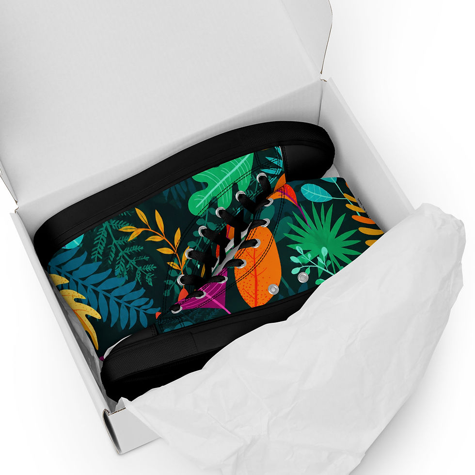 Miniatura: Women’s Cambridge High Top Canvas Shoes