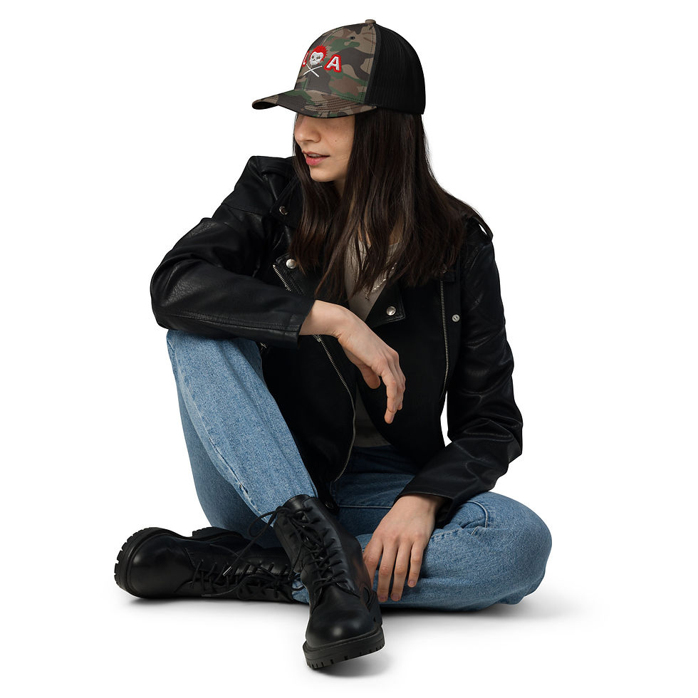 縮圖：Unisex Camouflage Trucker Hat