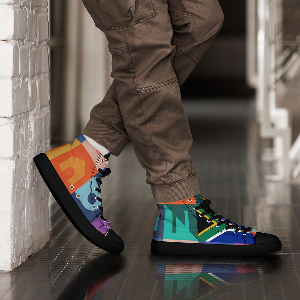 Thumbnail: Men’s Urban High Top Canvas Shoes