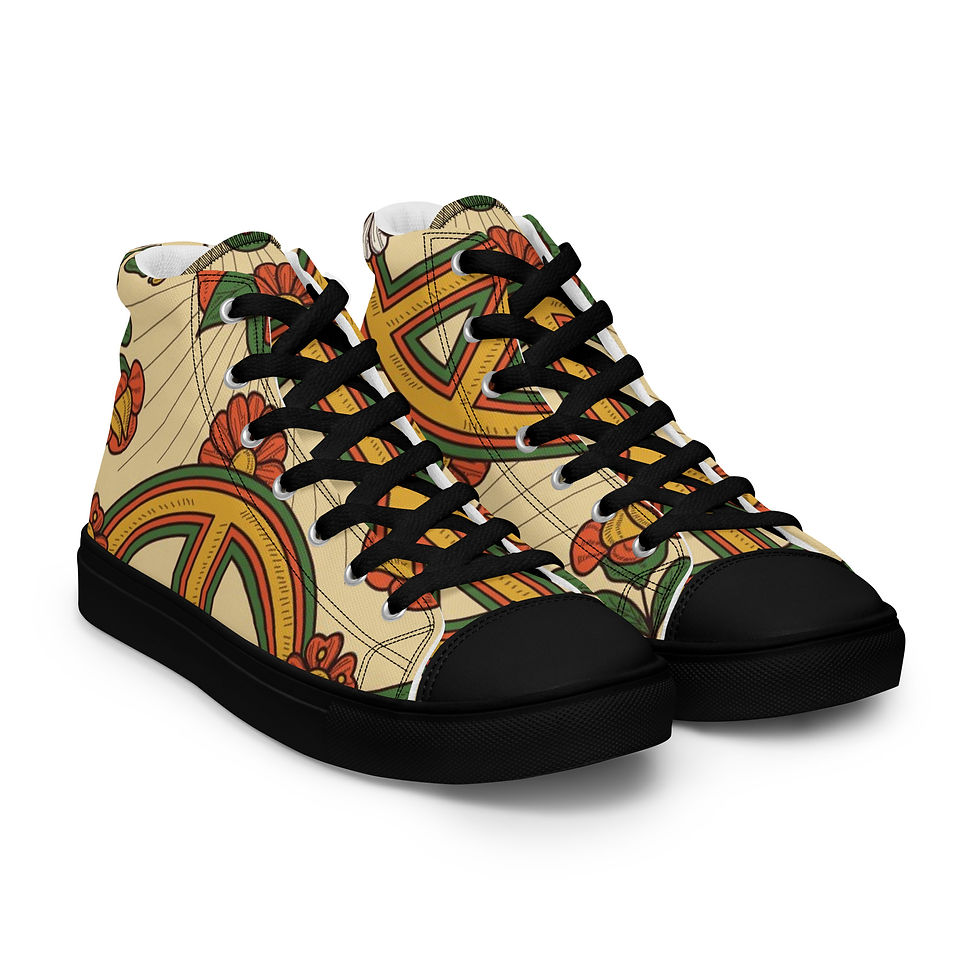 Thumbnail: Women’s High Top Canvas Shoes