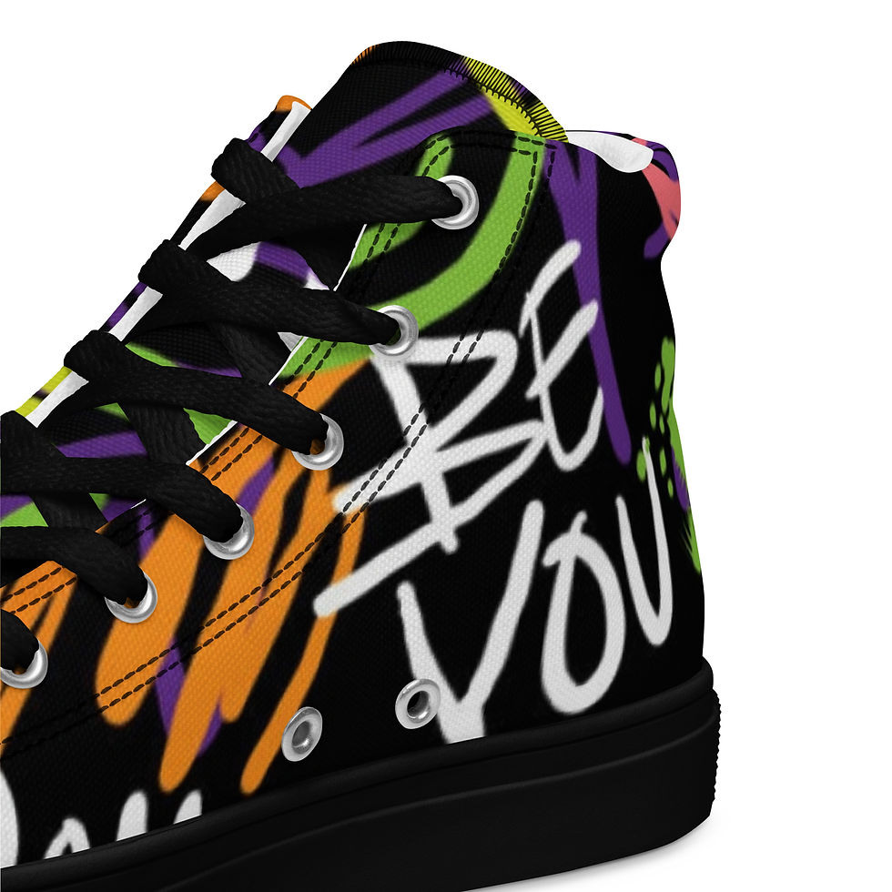 Miniaturebillede: Men’s Urban High Top Canvas Shoes