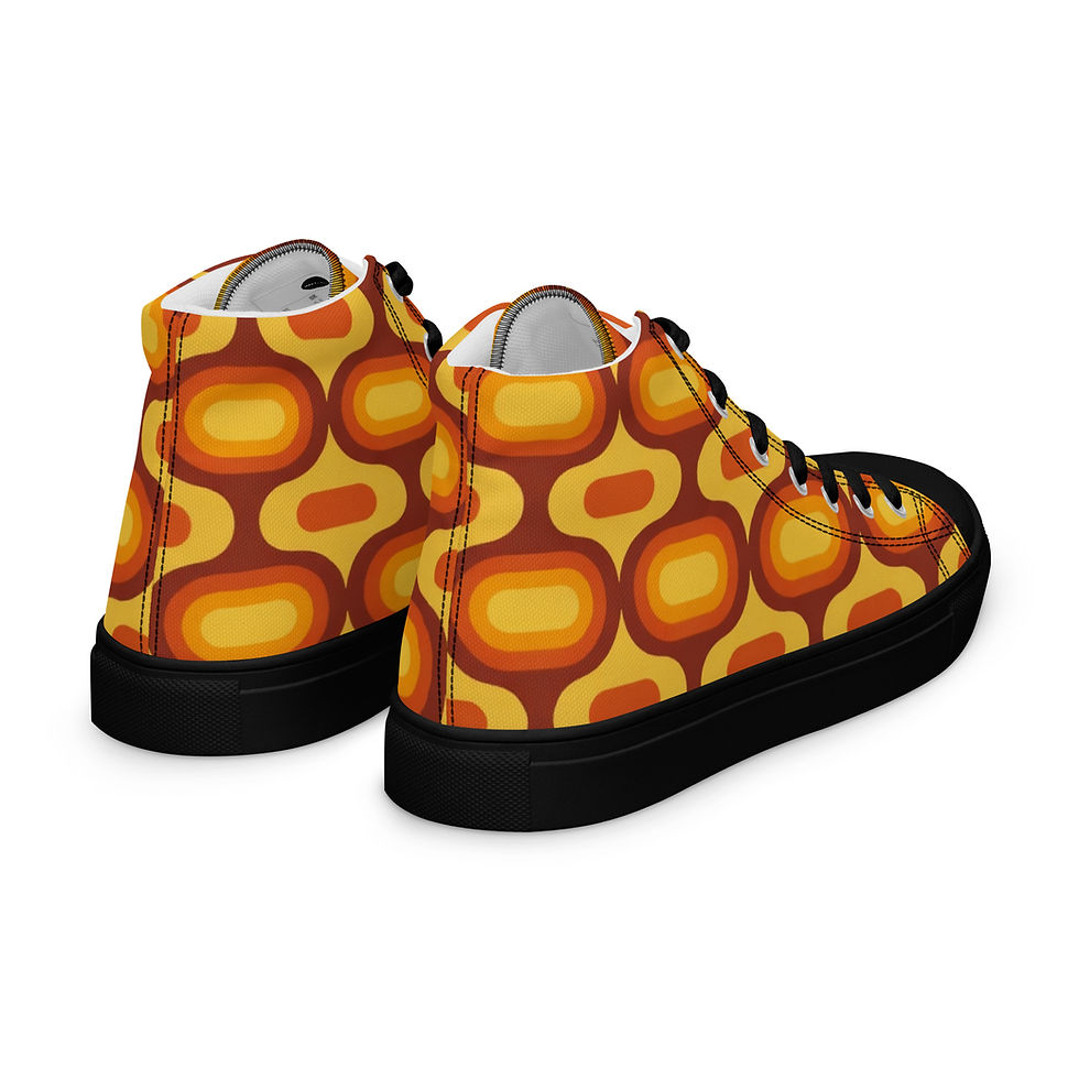 Thumbnail: Women’s High Top Canvas Shoes Black Soles