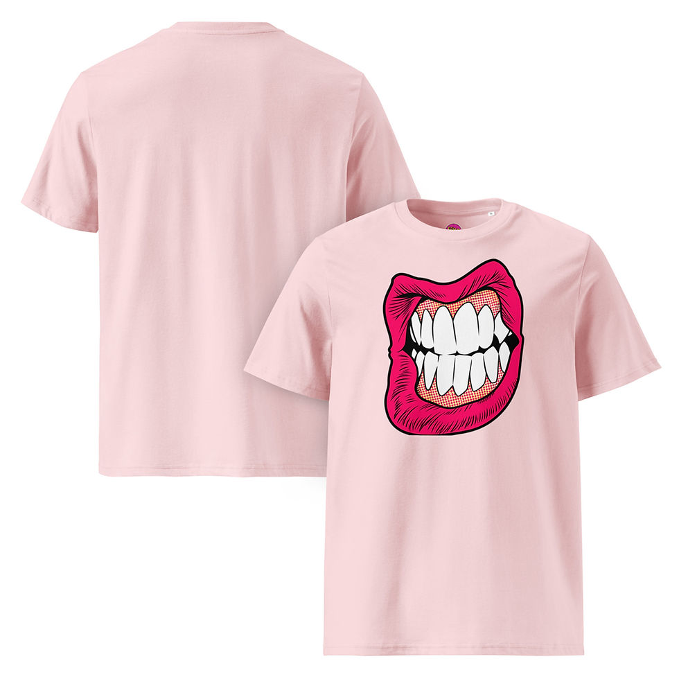 Thumbnail: Women's Grind Organic Pink Cotton T-Shirt