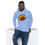 Thumbnail: Men's Pull Over Blue Hoodie Urban All That Design