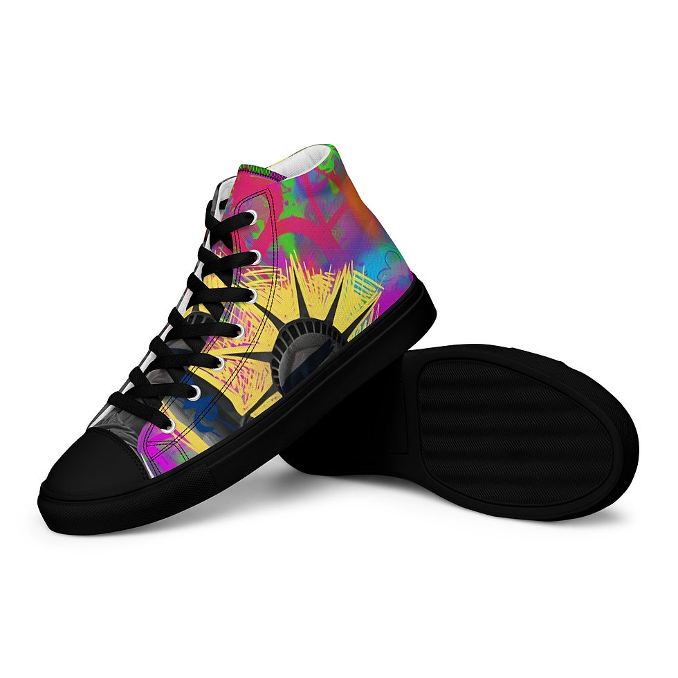 Thumbnail: Men’s Urban High Top Canvas Shoes