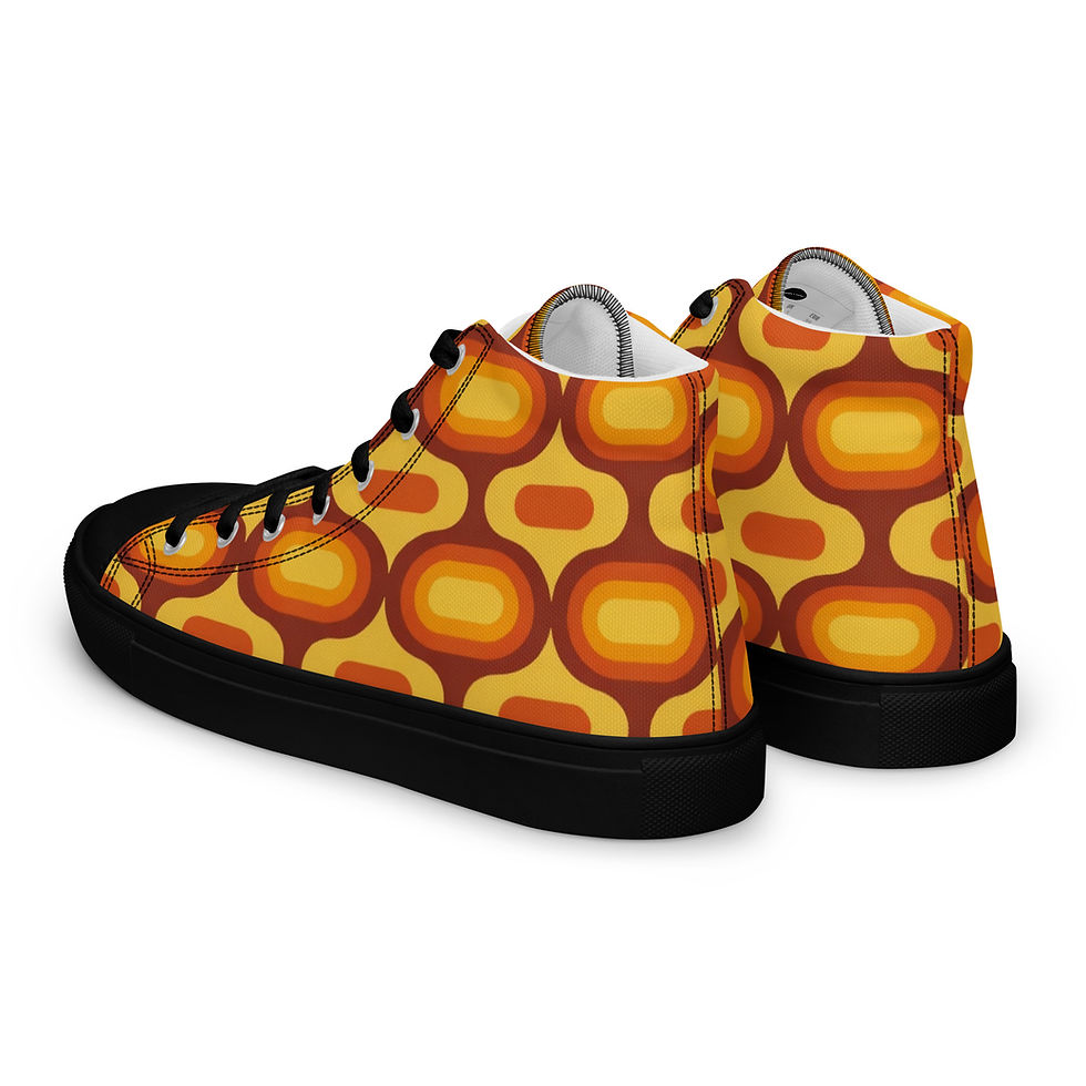 Thumbnail: Women’s High Top Canvas Shoes Black Soles