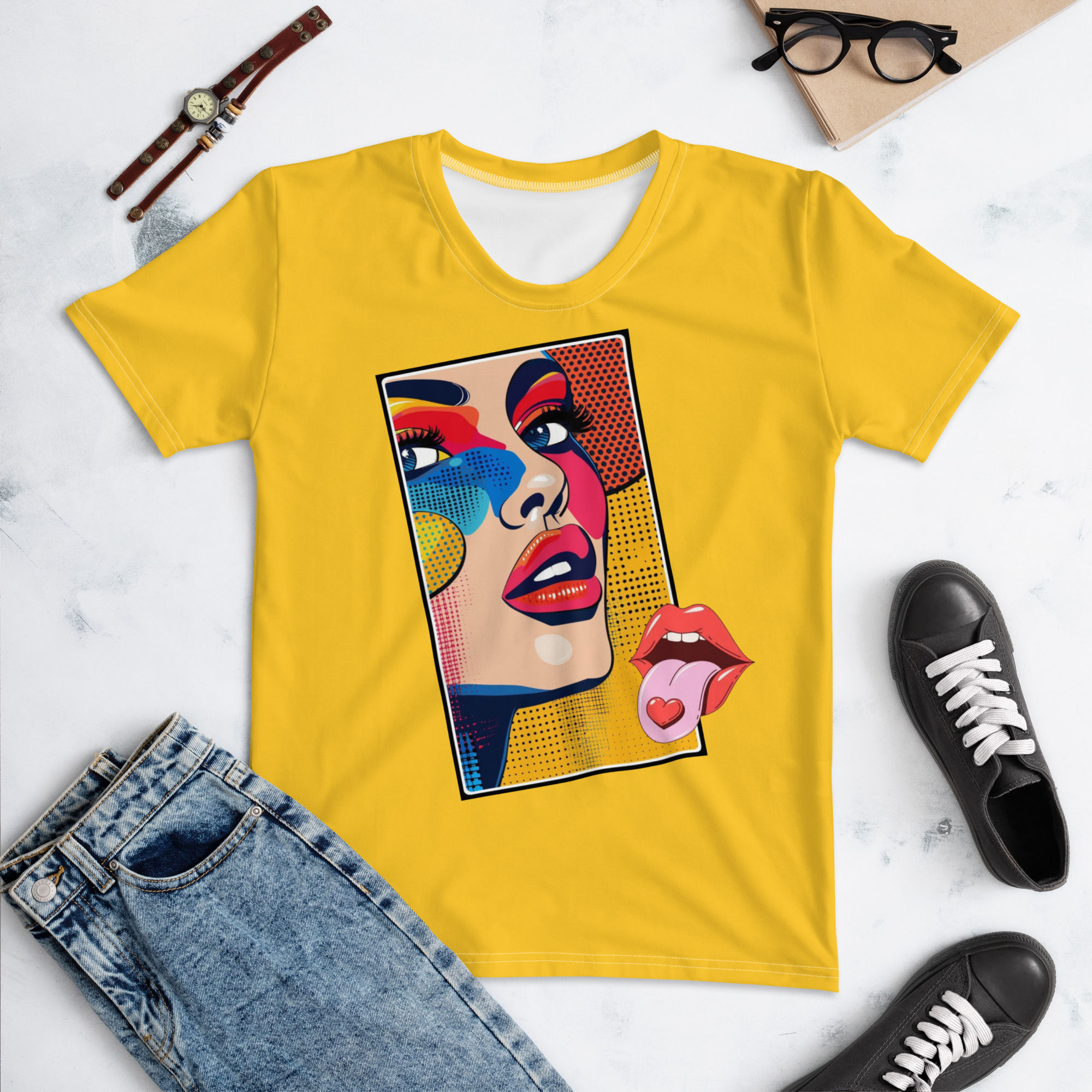 Women's Custom Print T-shirt