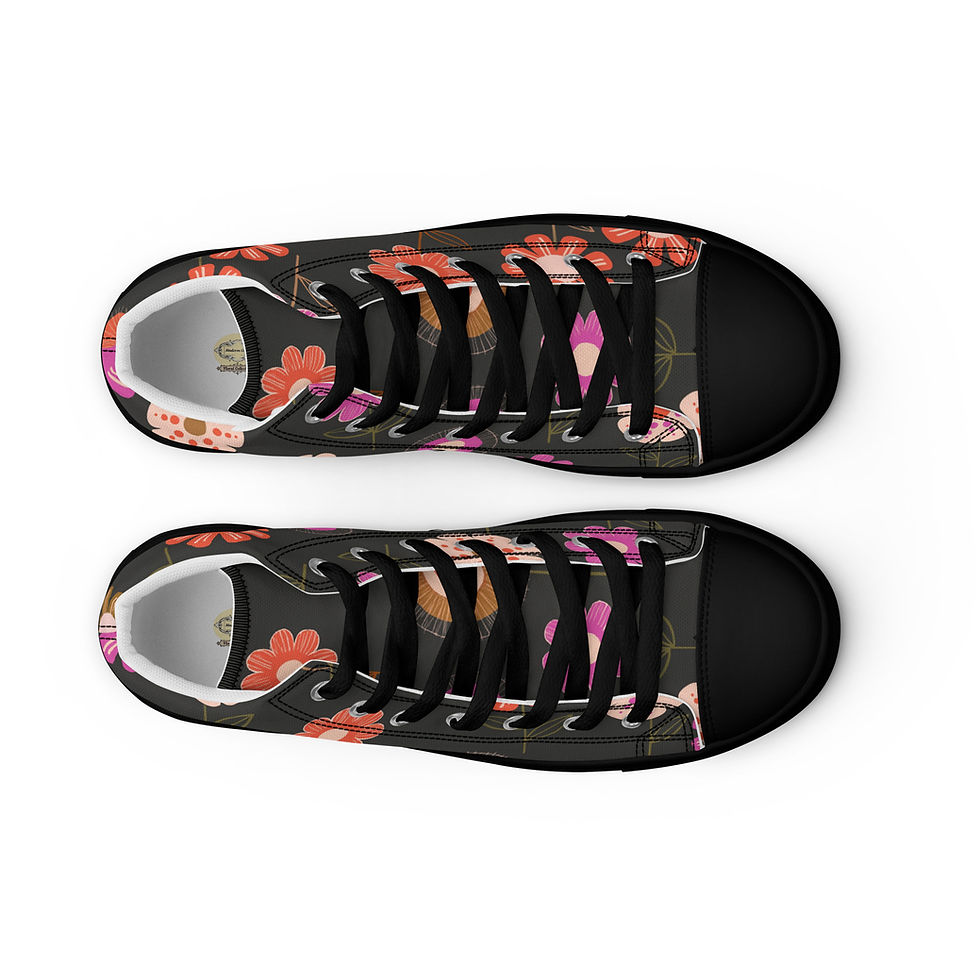 Thumbnail: Women’s High Top Canvas Shoes