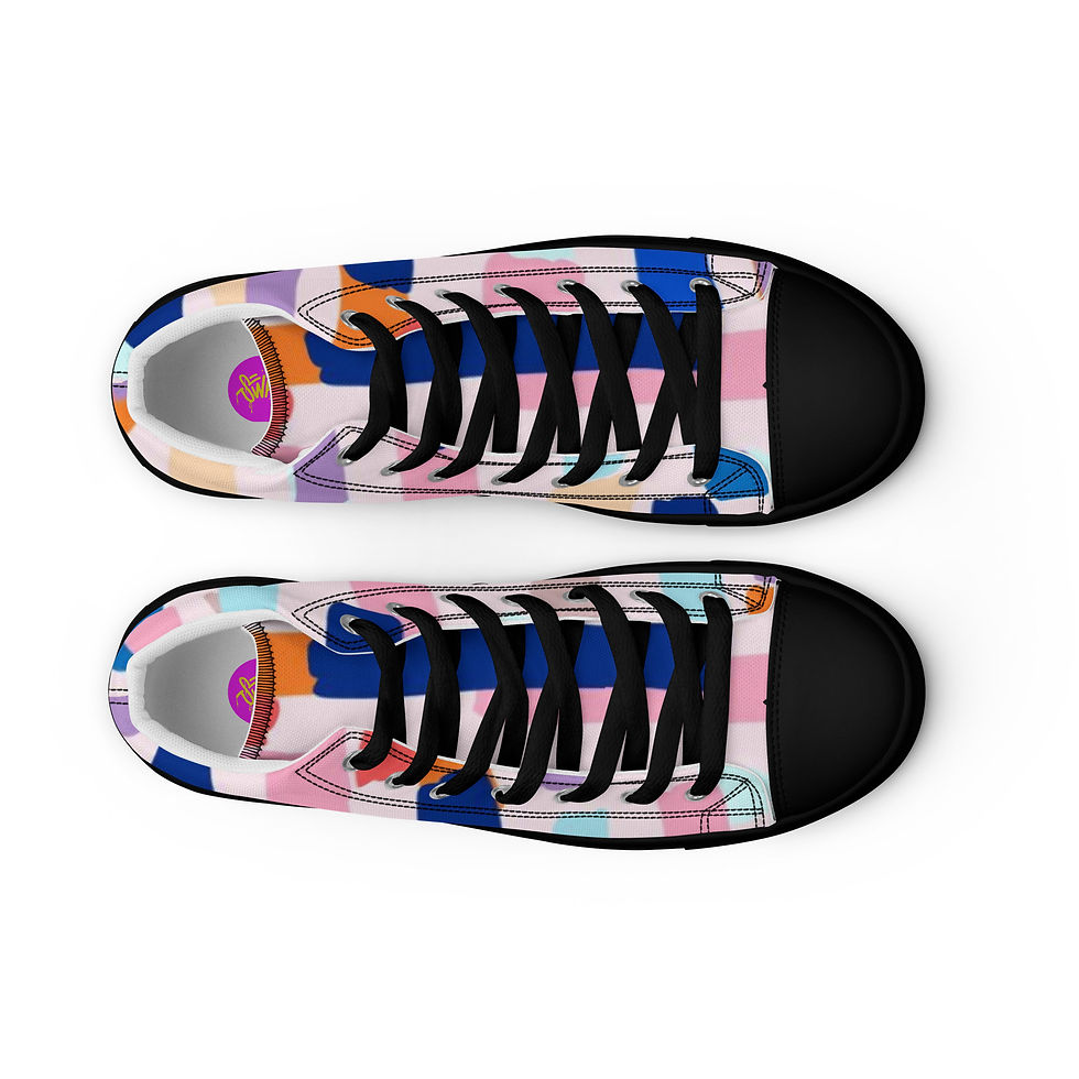 Thumbnail: Women’s High Top Canvas Shoes