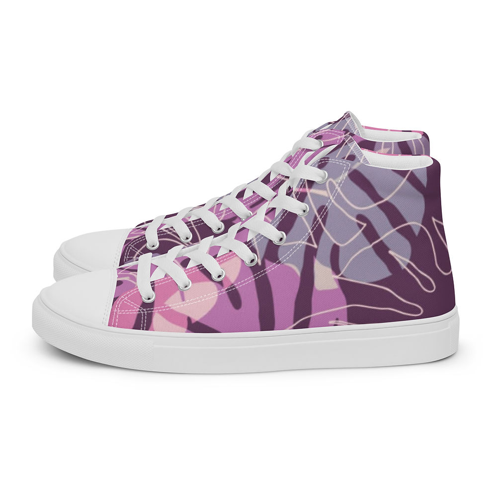 Thumbnail: Women’s High Top Canvas Shoes