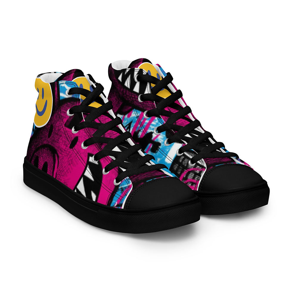 Thumbnail: Men’s Urban High Top Canvas Shoes