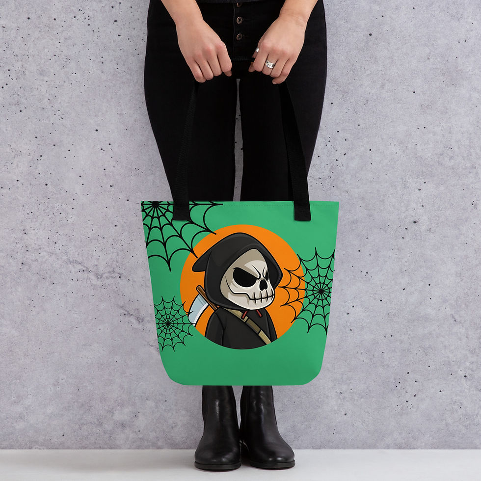 Thumbnail: Halloween Reusable Tote Shopping Bag
